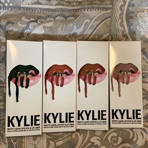 3 Kylie lip kits *Pumpkin*Brown Sugar*Moon*